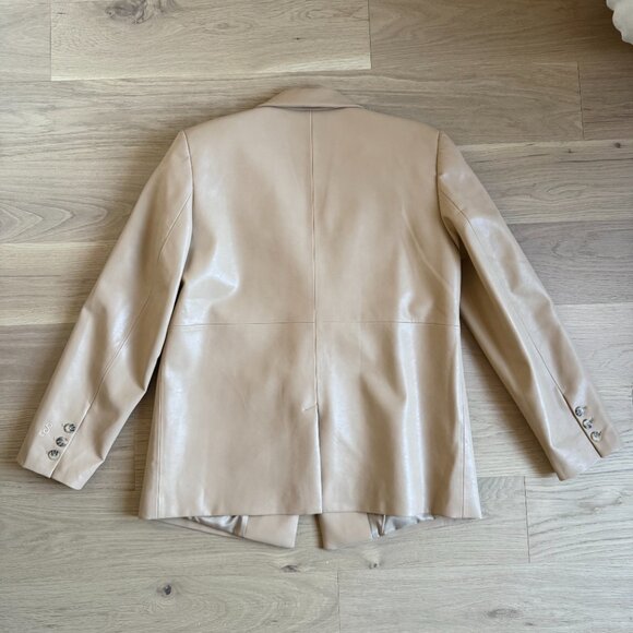 Song of Style - Beige faux leather blazer - Picture 6 of 6